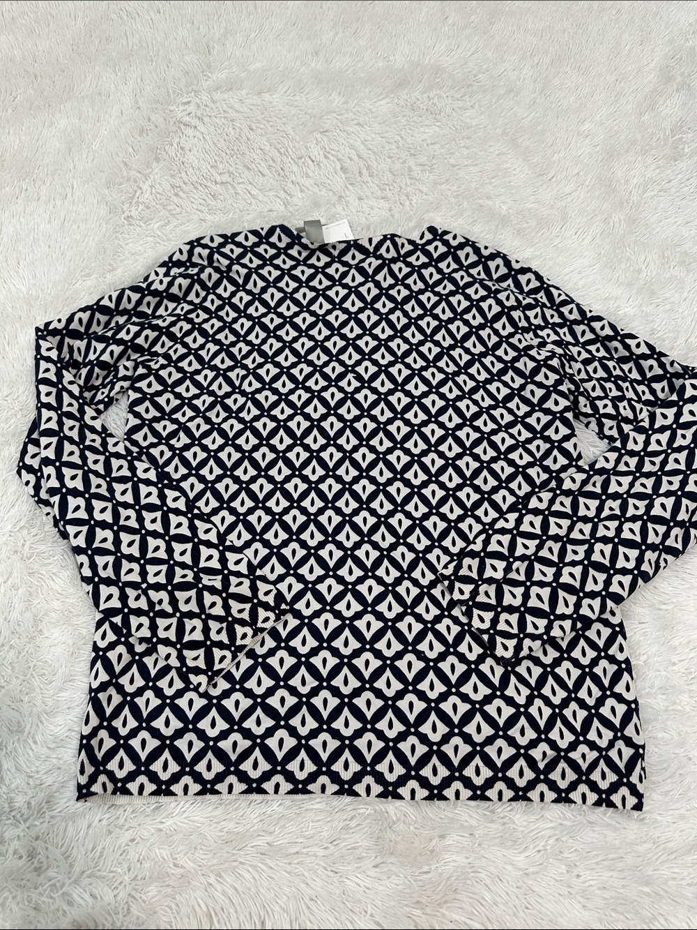 🥕 NWT Liz Claiborne Silk Bend Cardigan Sweater - Picture 2 of 4